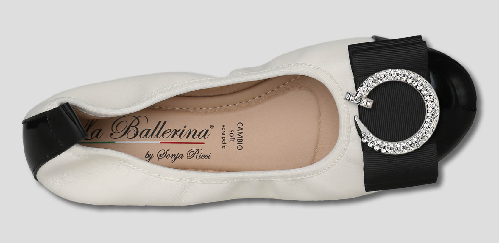 NAPPA-VERNICE BIANCO-NERO - La Ballerina