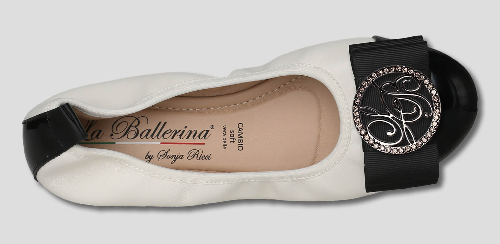 NAPPA-VERNICE BIANCO-NERO - La Ballerina