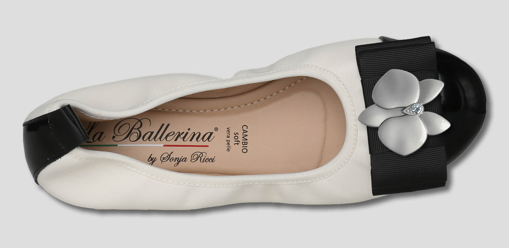 NAPPA-VERNICE BIANCO-NERO - La Ballerina