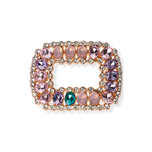 CAMBIO Shoe Buckle Elletra Multicolour – interchangeable shoe jewellery for LA BALLERINA CAMBIO ballet flats
