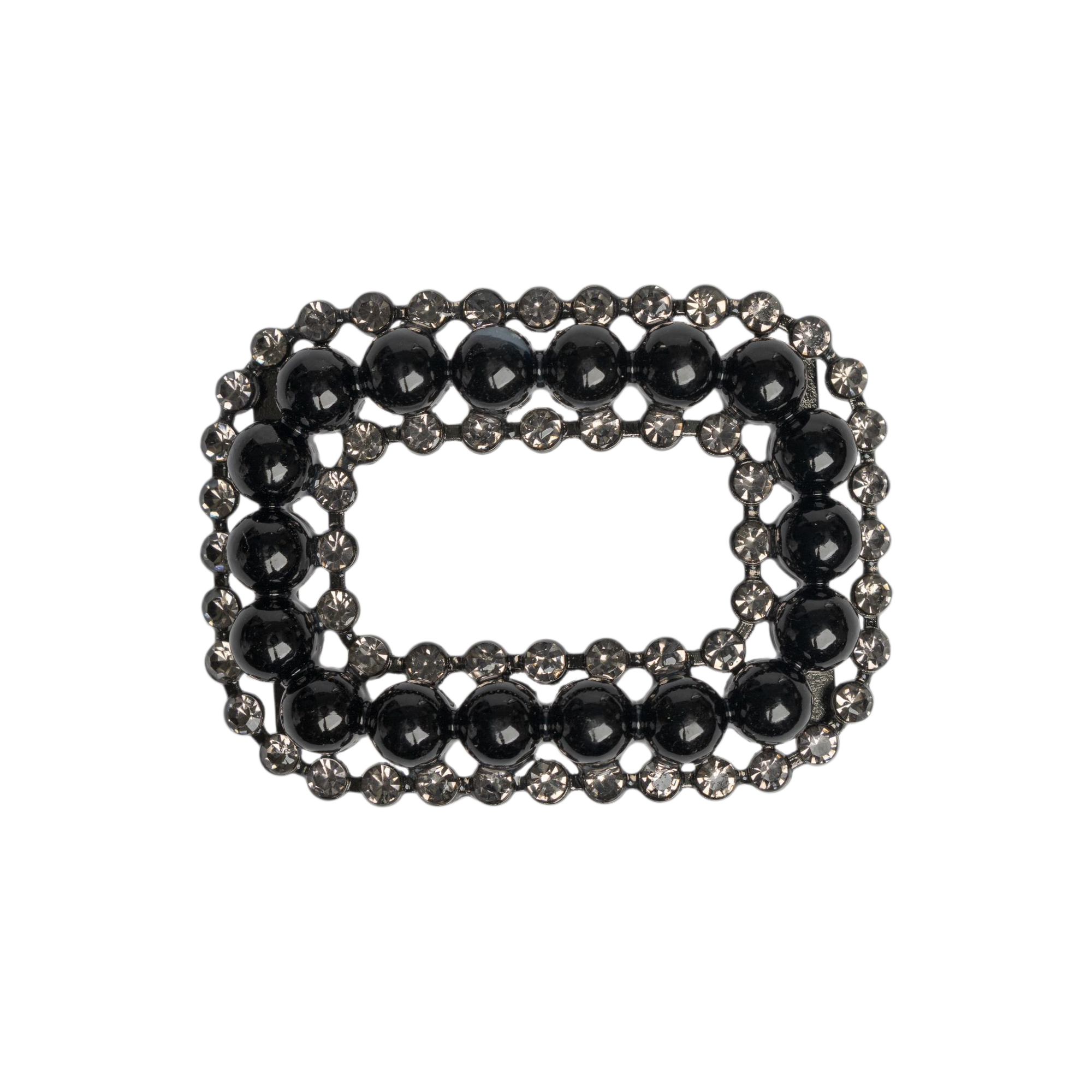 CAMBIO Schnalle Elletra Silber/Schwarz CAMBIO Schnallen & Schmuck