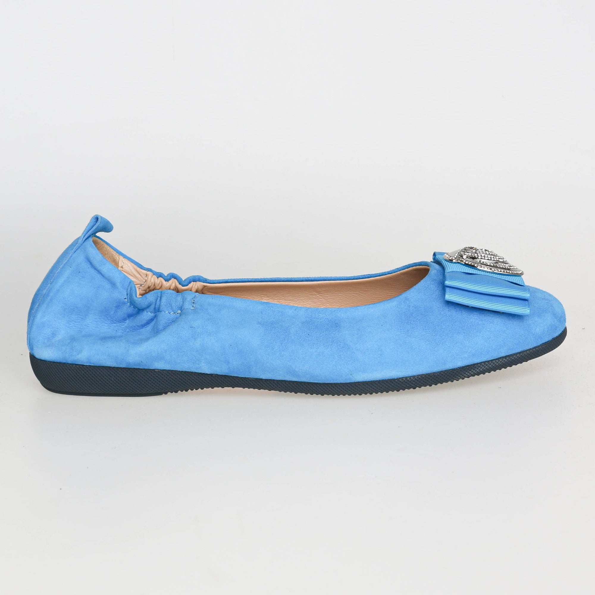 LA BALLERINA CAMBIO SOFT 11 | VELOURSLEDER | BLAU - La Ballerina