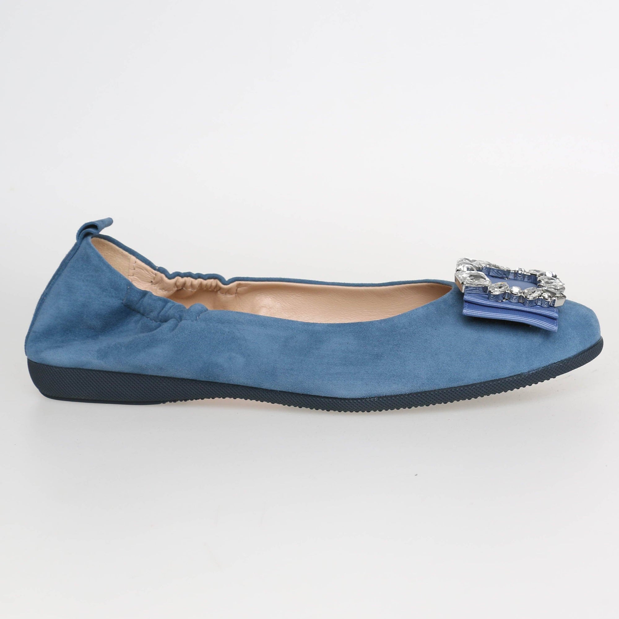 LA BALLERINA CAMBIO SOFT 13 | VELOURSLEDER | BLAU - La Ballerina