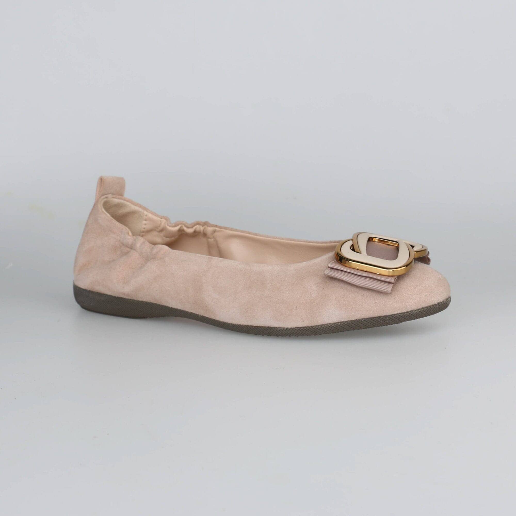 LA BALLERINA CAMBIO SOFT 3-B | VELOURSLEDER | BEIGE - La Ballerina