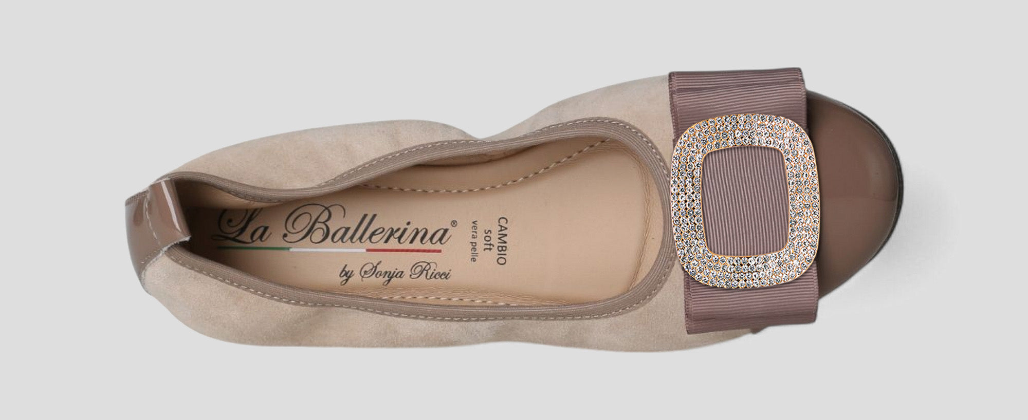S75 💕LA BALLERINA CAMBIO TAUPE VON SONJA RICCI - La Ballerina