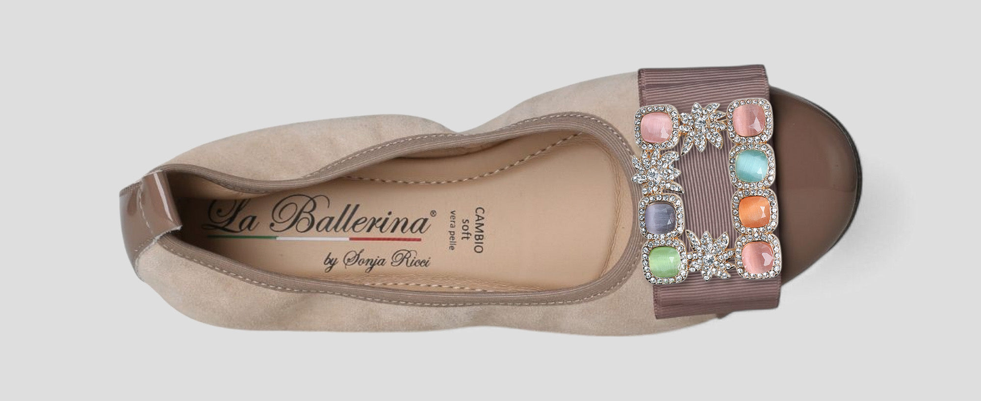 S75 💕LA BALLERINA CAMBIO TAUPE VON SONJA RICCI - La Ballerina
