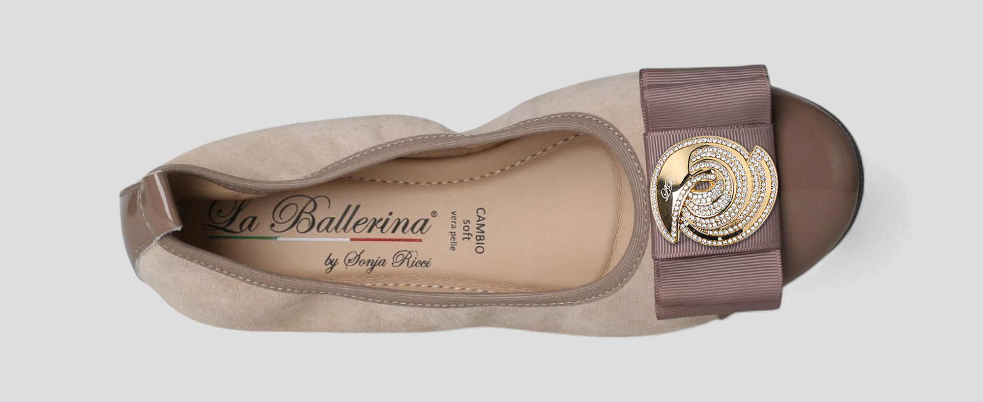 S75 💕LA BALLERINA CAMBIO TAUPE VON SONJA RICCI - La Ballerina