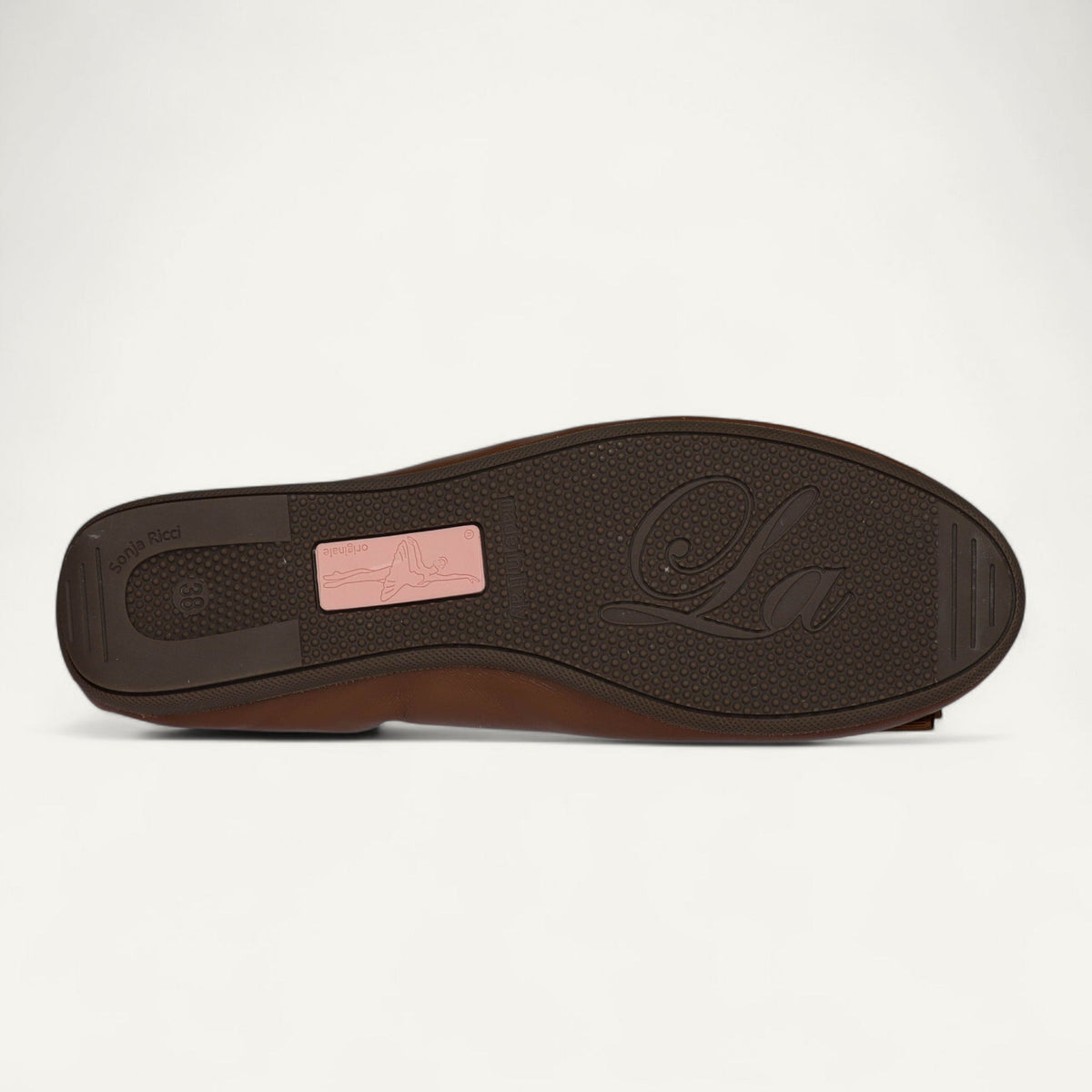 CAMBIO ballet flats in brown nappa leather – size 38 – Outsole