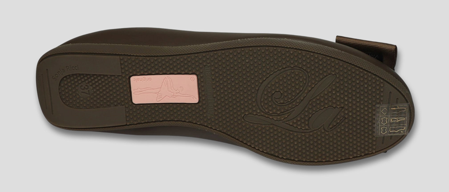 La Ballerina Soft Nappa Braun Damen-Ballerinas Leder – Elegant &amp; Bequem [70] - La Ballerina