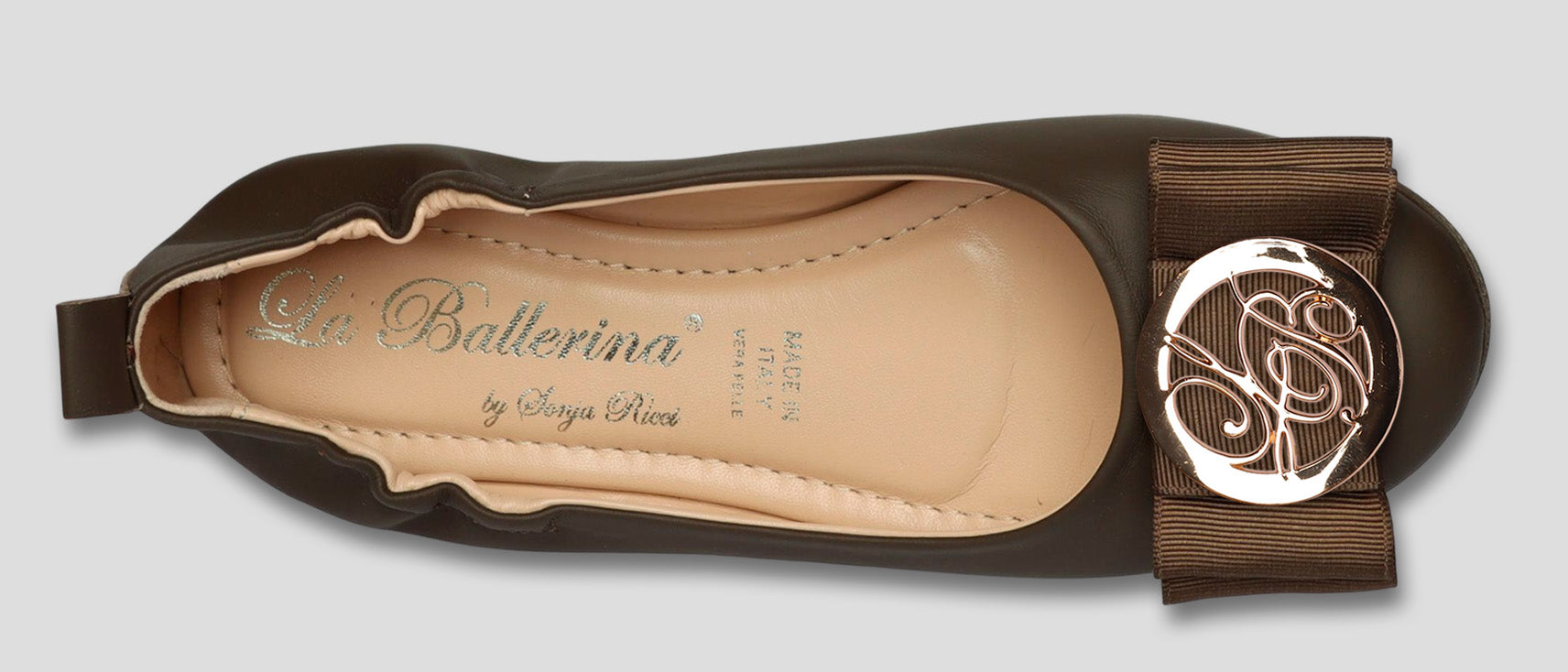 La Ballerina Soft Nappa Braun Damen-Ballerinas Leder – Elegant & Bequem [70] - La Ballerina