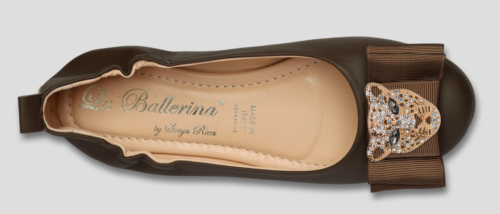 La Ballerina Soft Nappa Braun Damen-Ballerinas Leder – Elegant &amp; Bequem [70] - La Ballerina