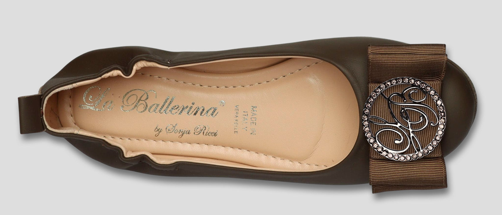 La Ballerina Soft Nappa Braun Damen-Ballerinas Leder – Elegant &amp; Bequem [70] - La Ballerina