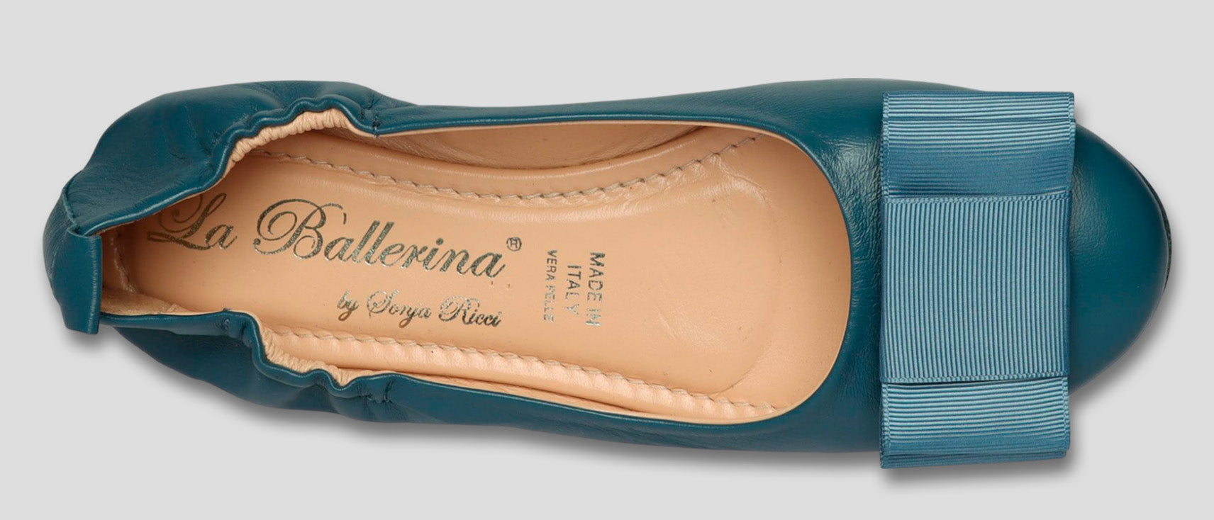 La Ballerina Soft Damen-Ballerinas Nappa Petrol [71] - La Ballerina