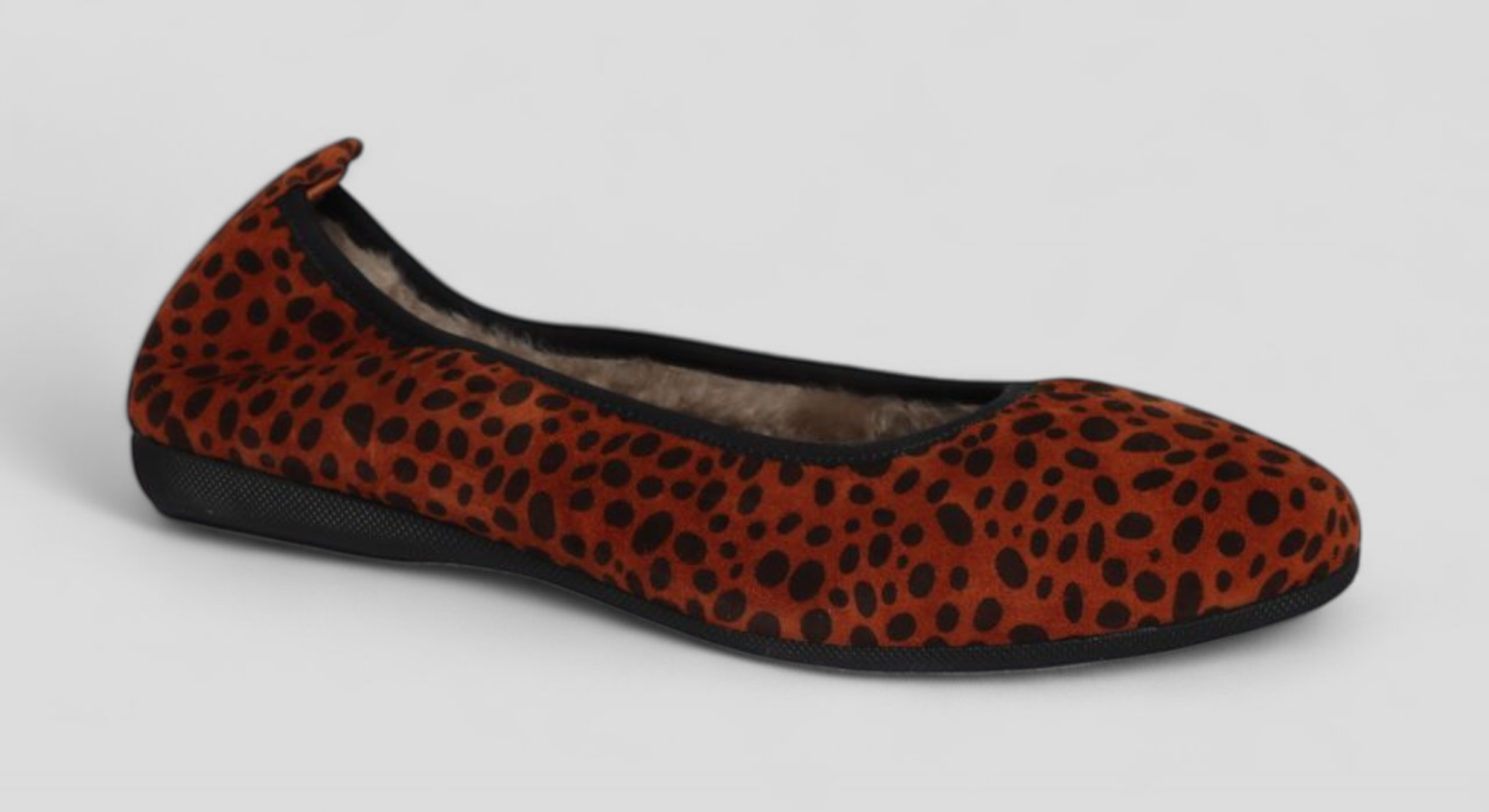 08W-1 NO - CAMBIO La Ballerina - NO - CAMBIO Warmgefüttert Leopard Print - La Ballerina