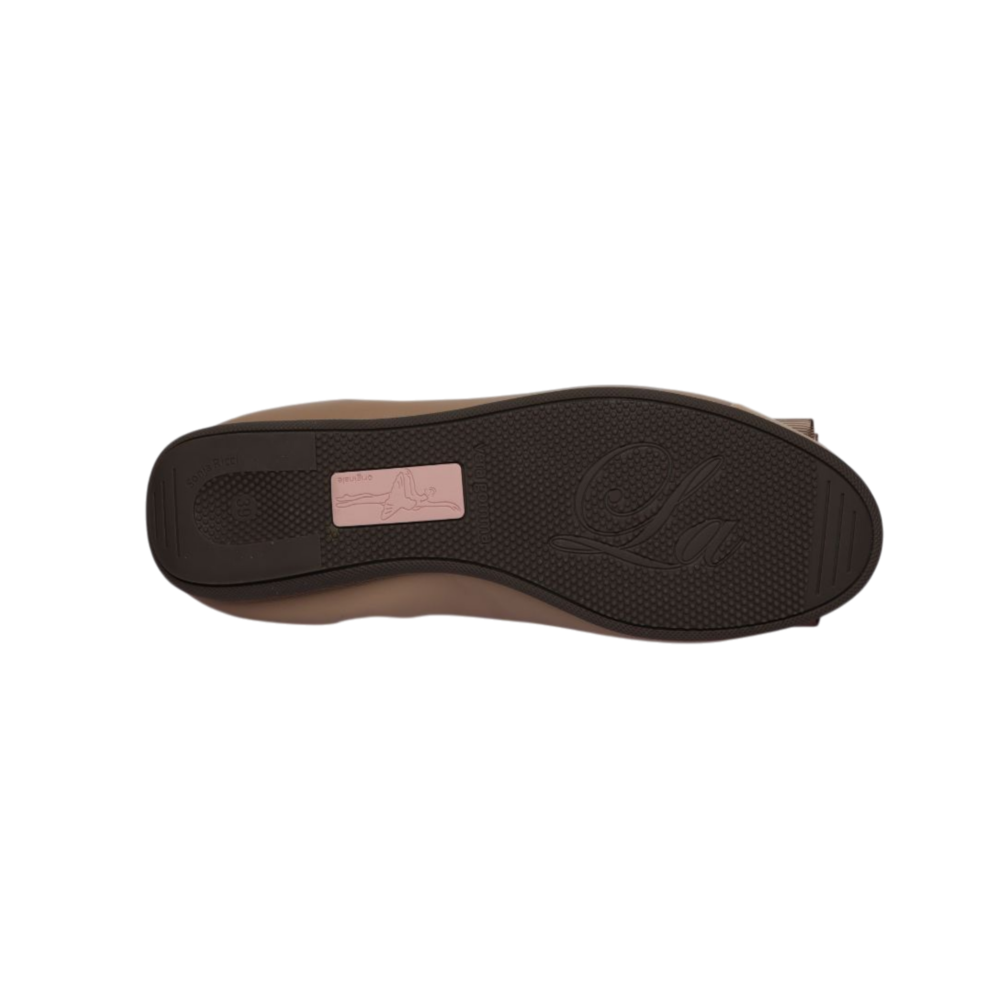 La Ballerina Soft – Bequeme Damen-Ballerinas aus Leder mit Elastik Beige 51 - La Ballerina