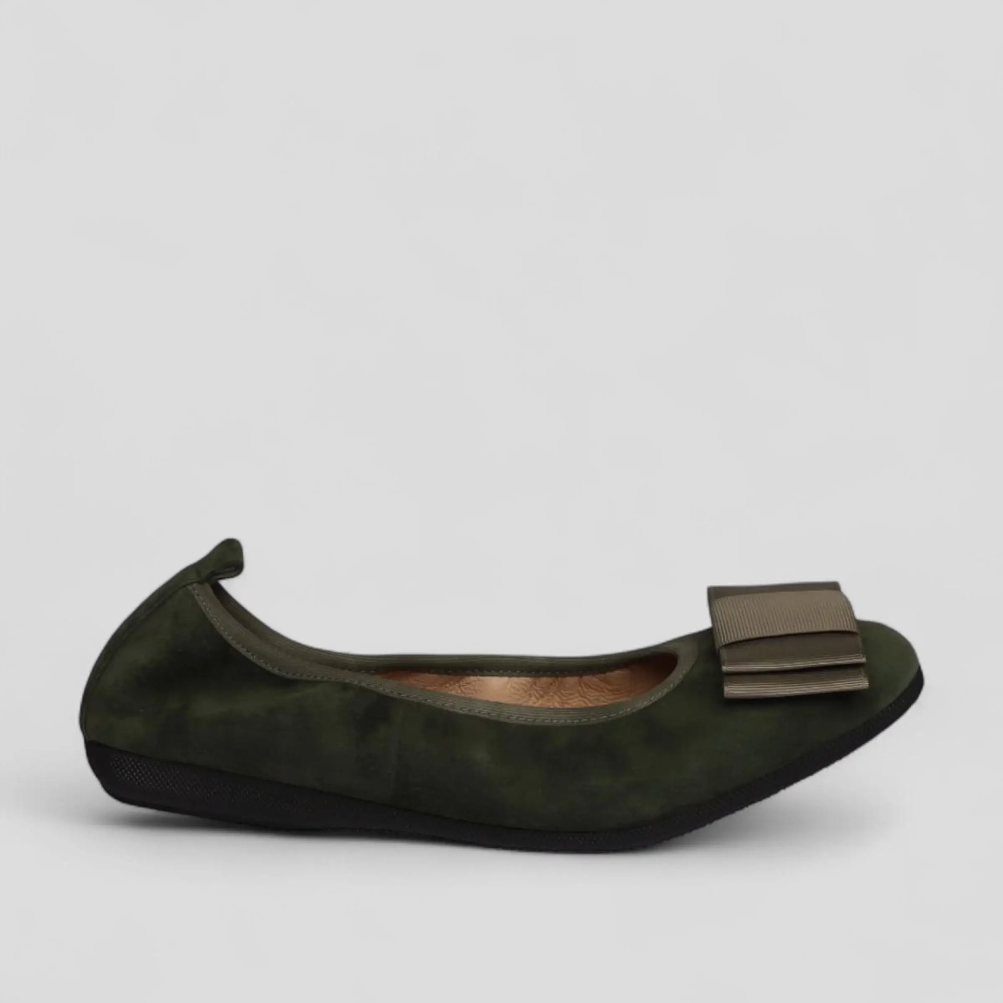 La Ballerina Cambio Moosgrün – Luxus Damen Ballerinas by Sonja Ricci 20-26S - La Ballerina