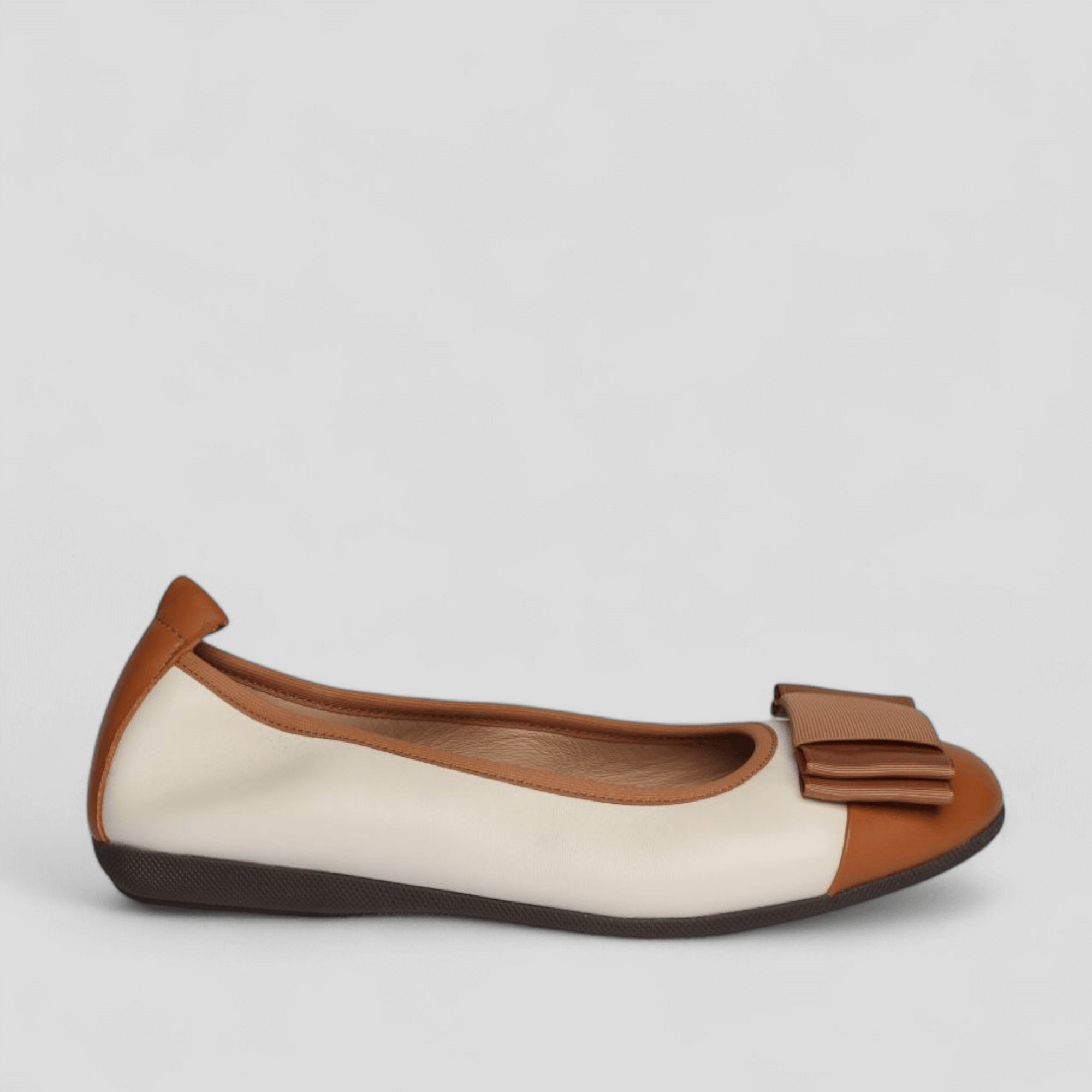 La Ballerina Cambio Cremeweiß Cognac 25-26S - La Ballerina