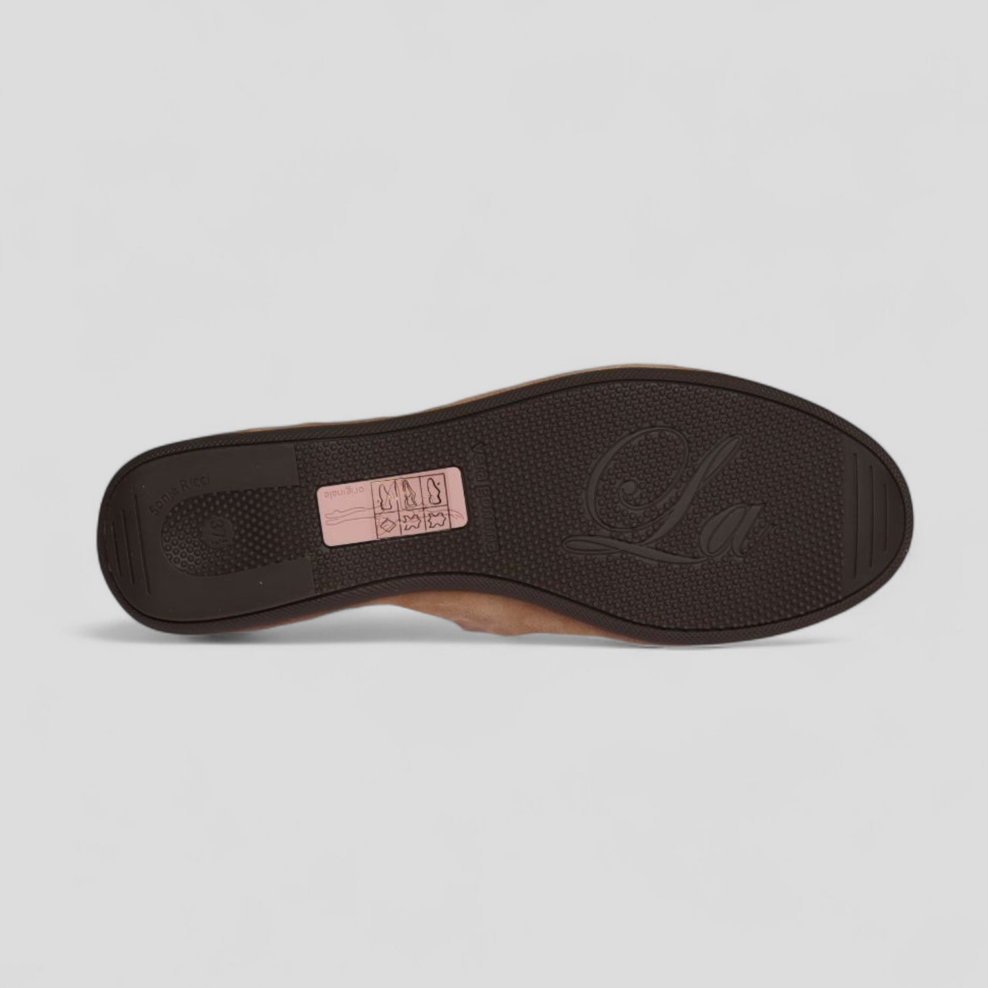 La Ballerina Teatro – Beige Veloursleder Ballerinas 32-26S - La Ballerina