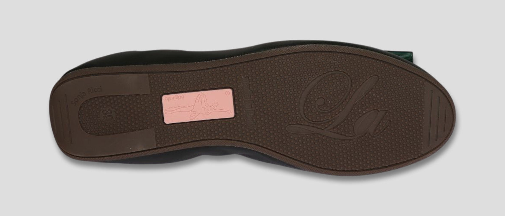 La Ballerina Soft – Bequeme Damen-Ballerinas aus Leder mit Elastik grün [25]