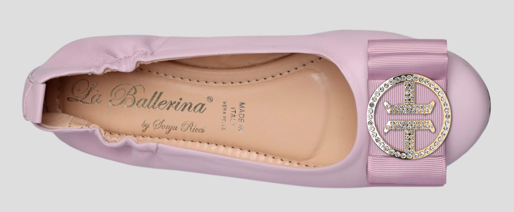 La Ballerina Soft – Bequeme Damen-Ballerinas aus Leder mit Elastik lavanda[58] - La Ballerina