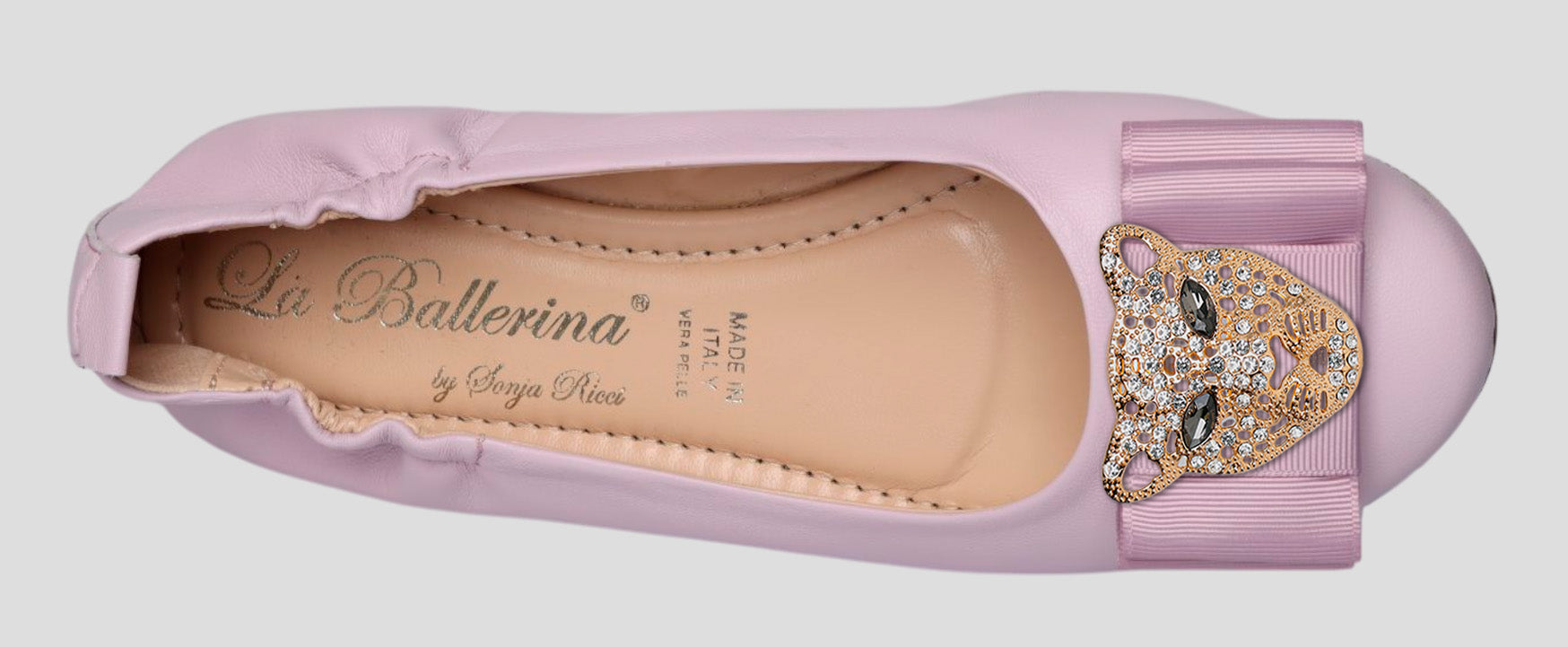 La Ballerina Soft – Bequeme Damen-Ballerinas aus Leder mit Elastik lavanda[58] - La Ballerina