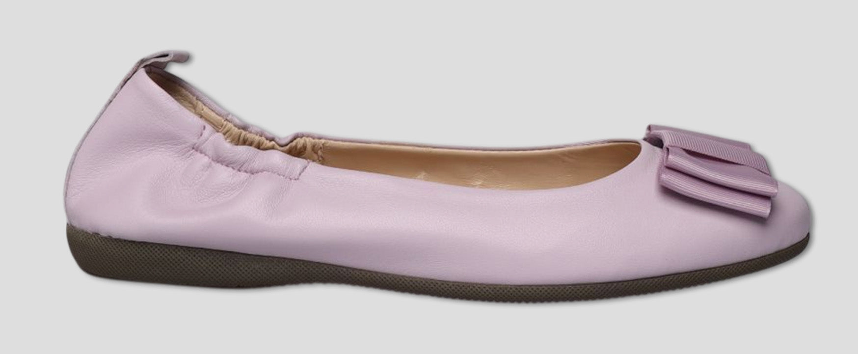 La Ballerina Soft – Bequeme Damen-Ballerinas aus Leder mit Elastik lavanda[58]