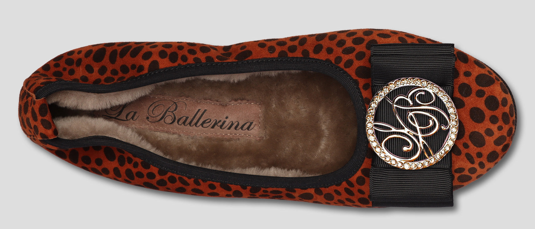 08W NO - CAMBIO La Ballerina NO - CAMBIO Warmgefüttert Leopard Print - La Ballerina
