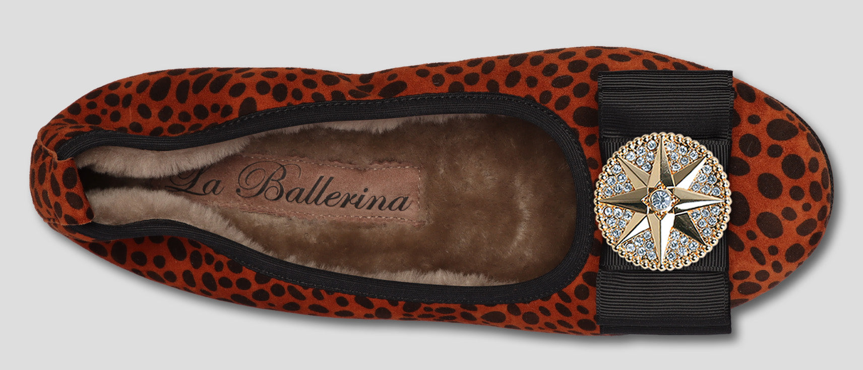 08W NO - CAMBIO La Ballerina NO - CAMBIO Warmgefüttert Leopard Print - La Ballerina