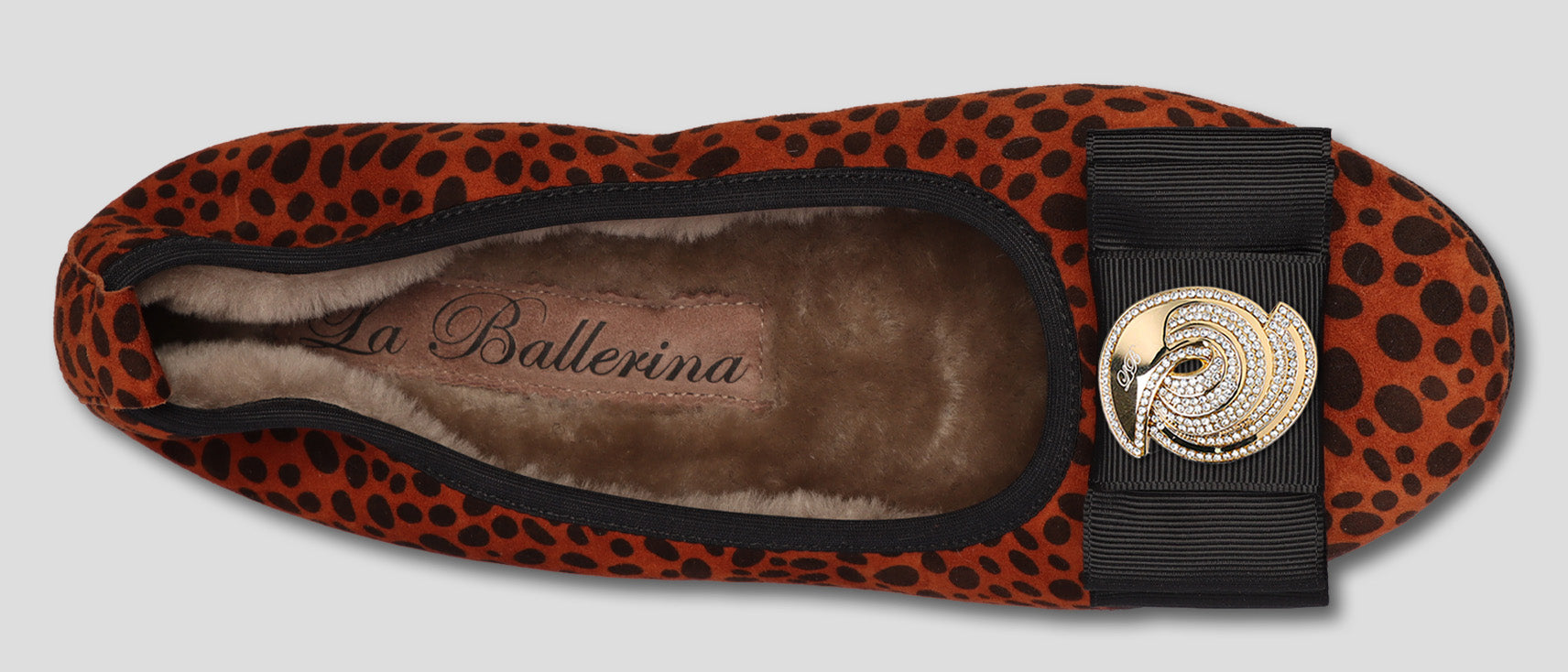 08W NO - CAMBIO La Ballerina NO - CAMBIO Warmgefüttert Leopard Print - La Ballerina