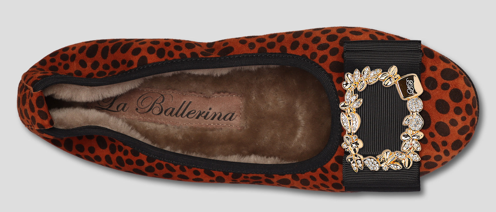 08W NO - CAMBIO La Ballerina NO - CAMBIO Warmgefüttert Leopard Print - La Ballerina