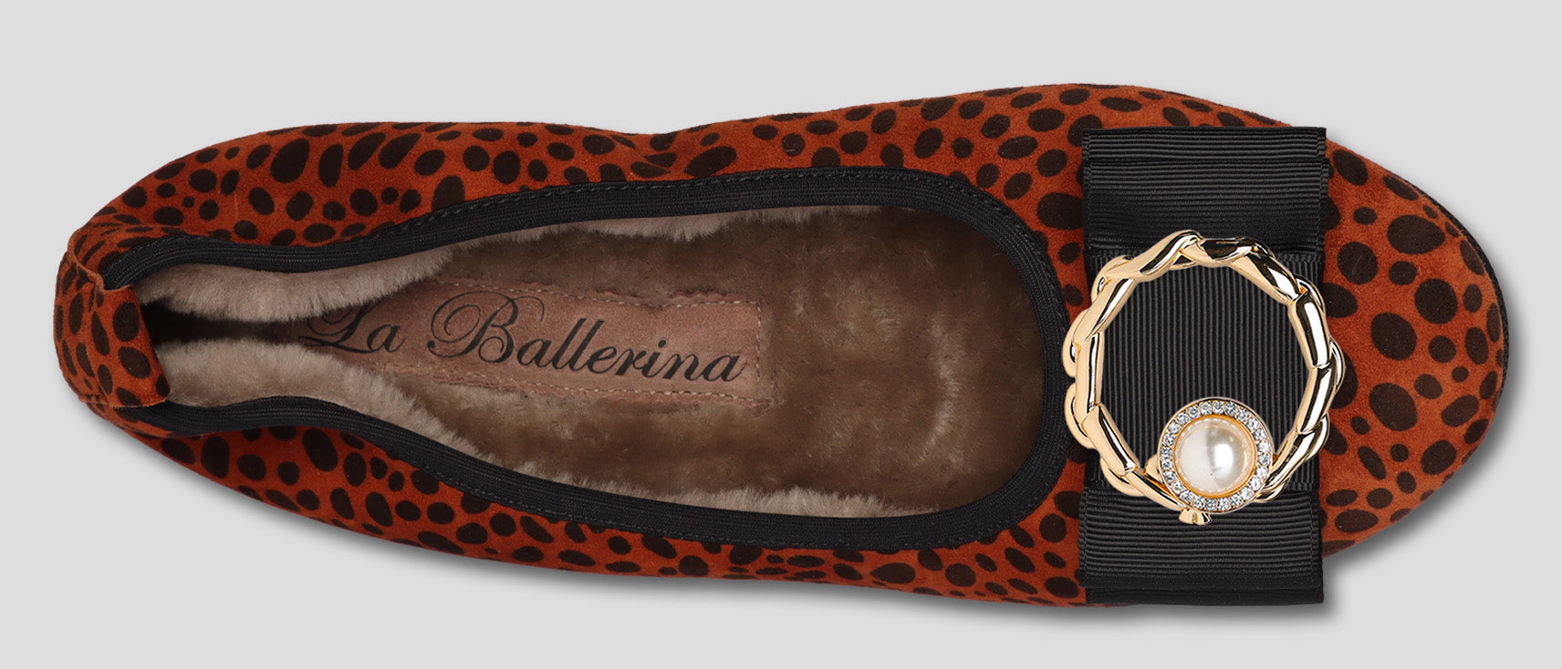 08W NO - CAMBIO La Ballerina NO - CAMBIO Warmgefüttert Leopard Print - La Ballerina