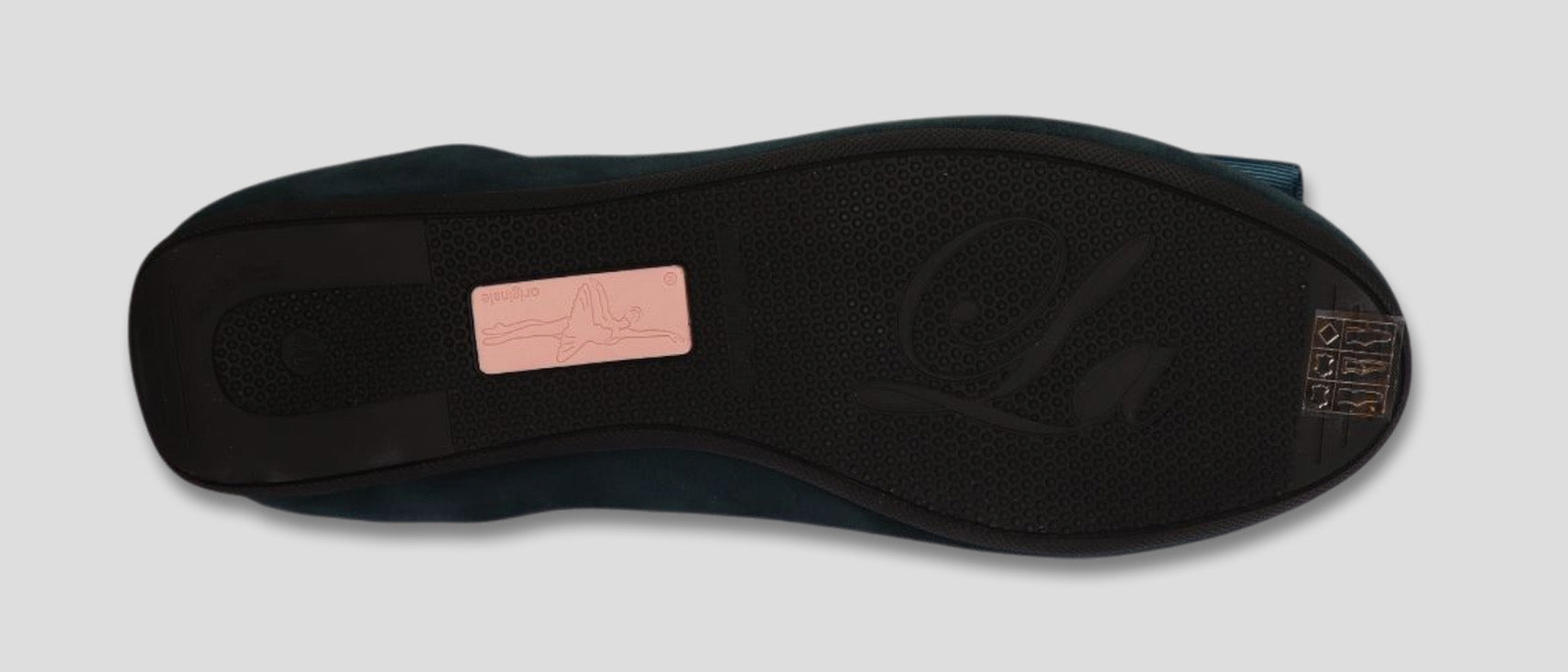 La Ballerina Soft  Bequeme Damen-Ballerinas aus Leder mit Elastik petrol [10]