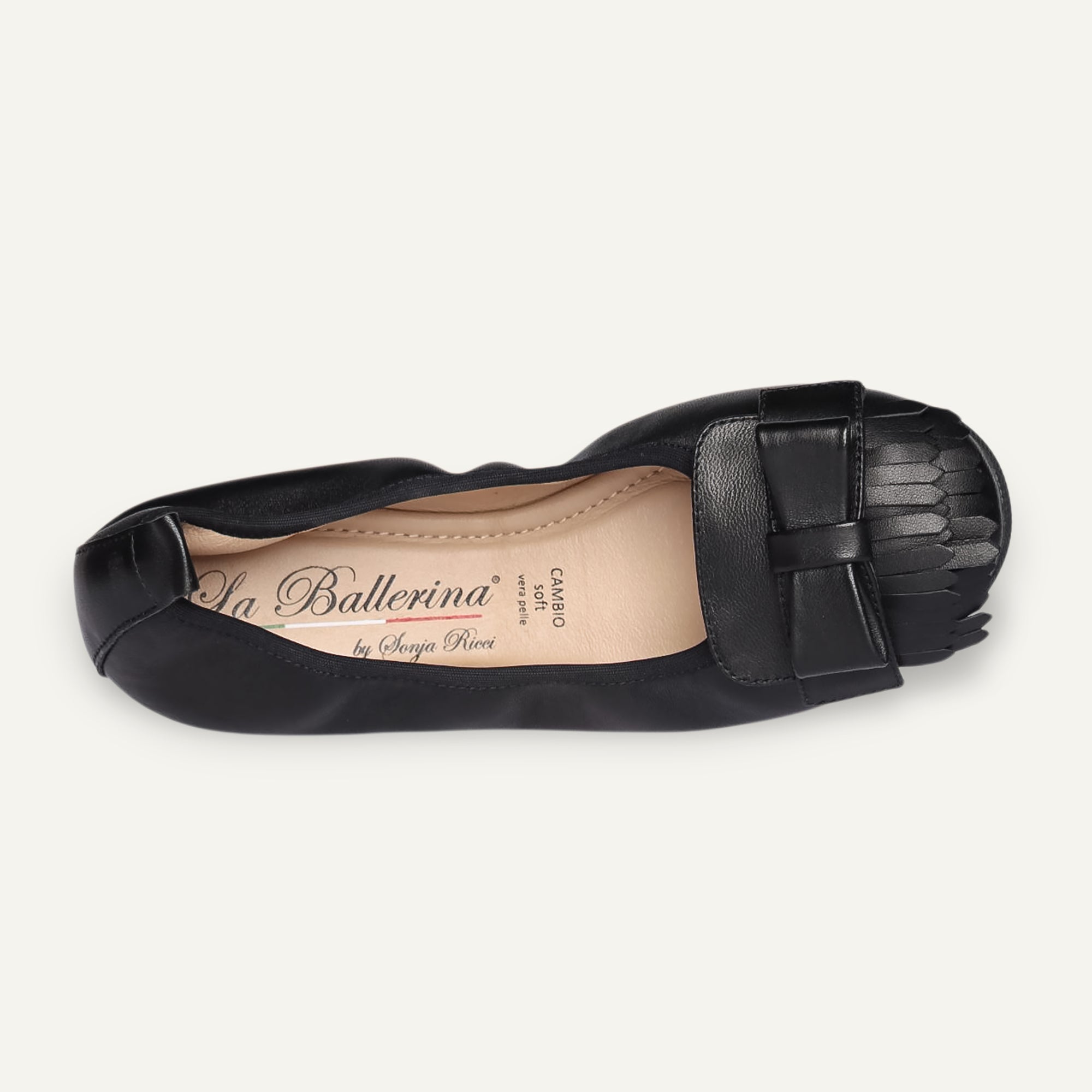 CAMBIO Damen-Ballerinas aus Nappaleder in Schwarz CAMBIO Ballerinas