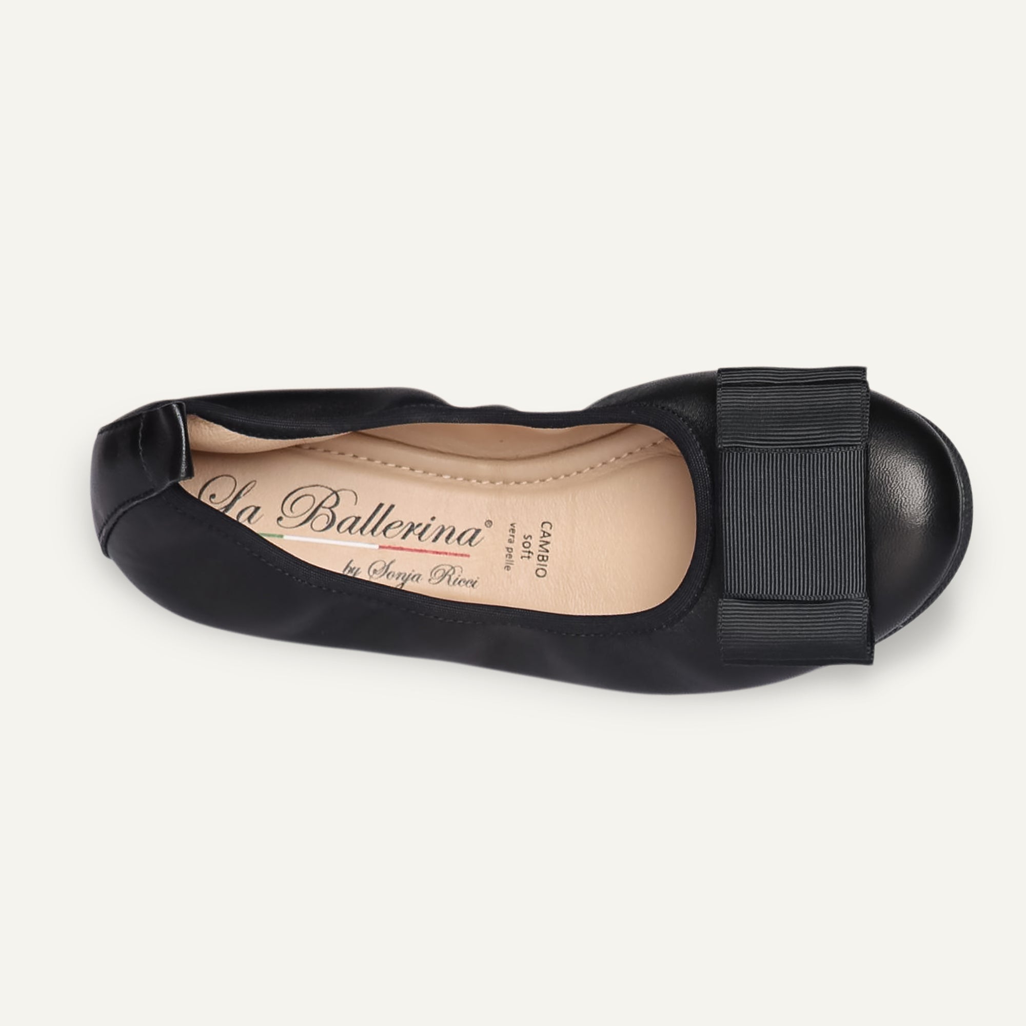 CAMBIO Damen-Ballerinas aus Nappaleder in Schwarz CAMBIO Ballerinas