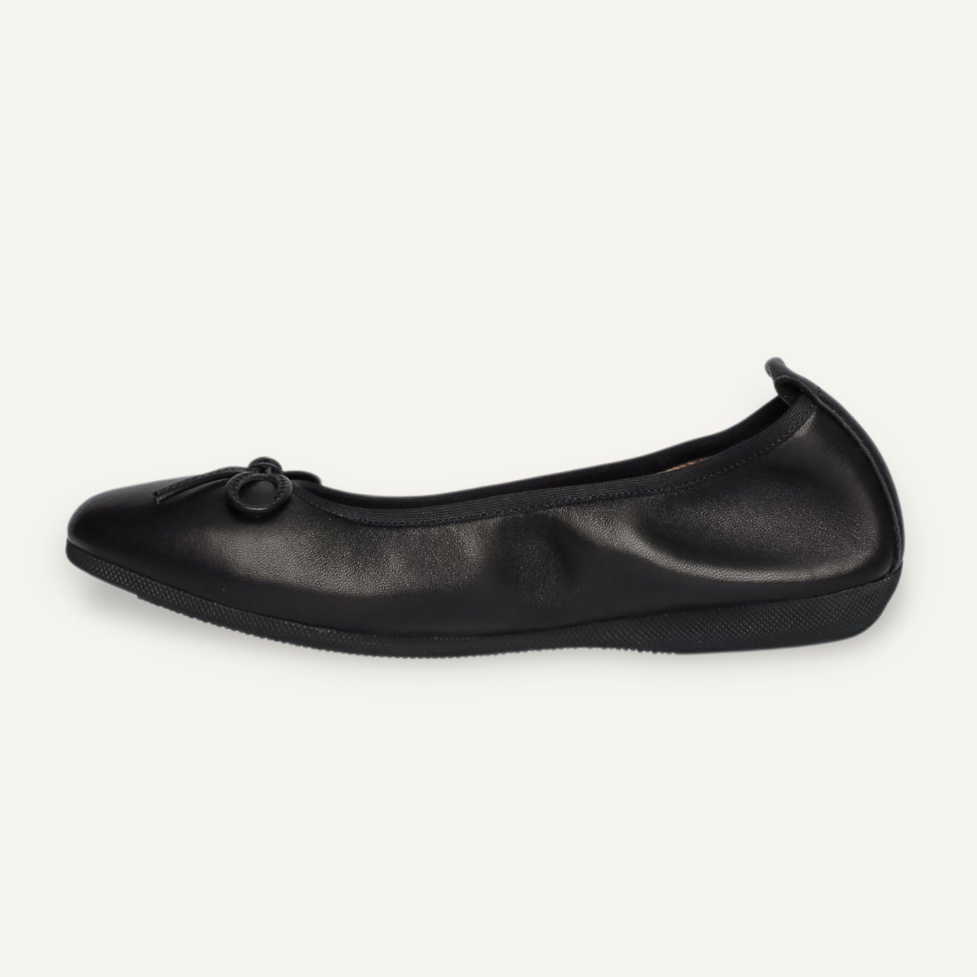 BASIC Damen-Ballerinas aus Nappaleder in Schwarz – N11-010 BASIC Ballerinas