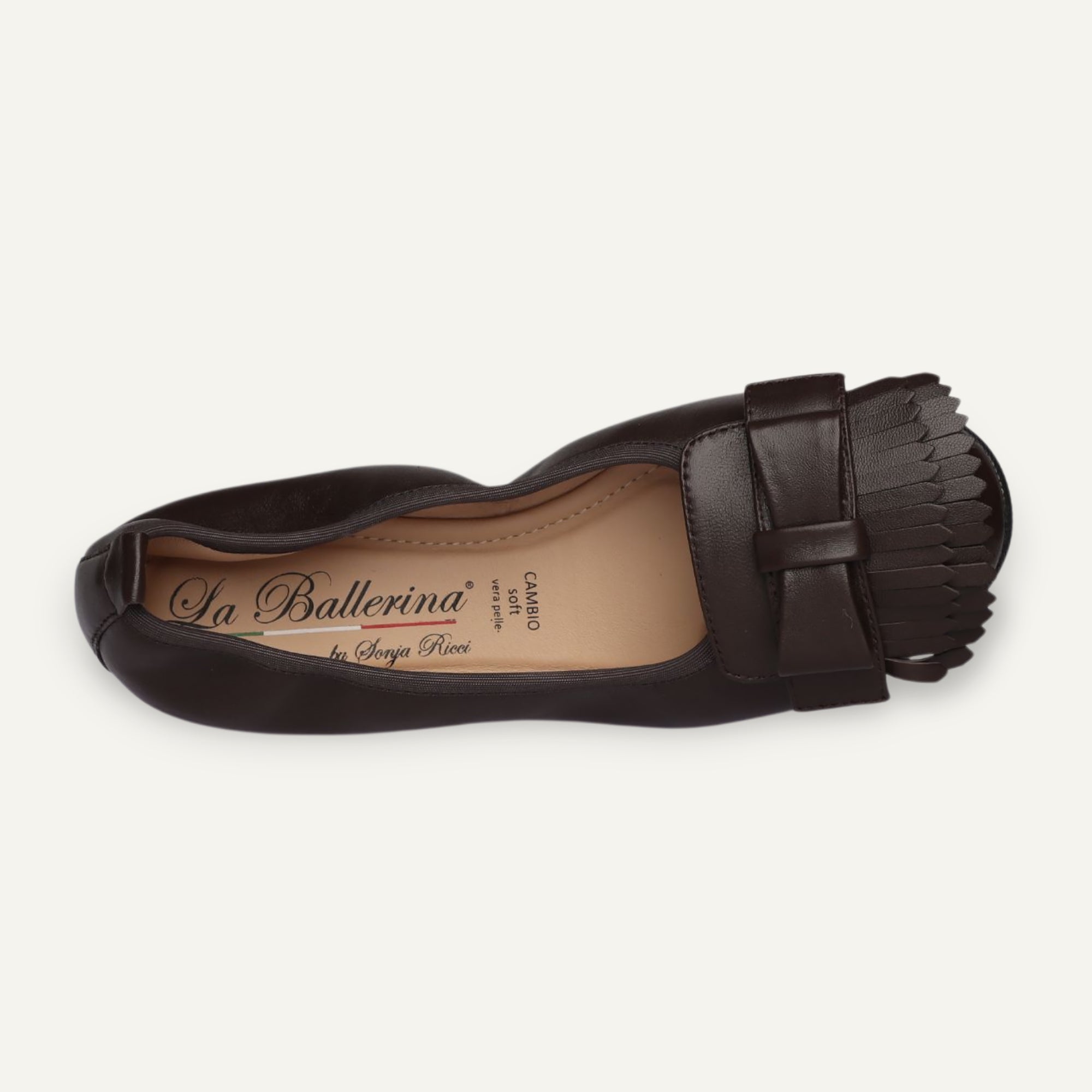 CAMBIO Damen-Ballerinas aus Nappaleder in Braun CAMBIO Ballerinas