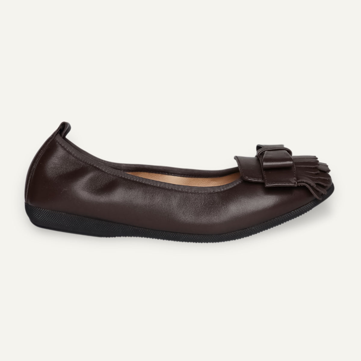 CAMBIO Damen-Ballerinas aus Nappaleder in Braun CAMBIO Ballerinas