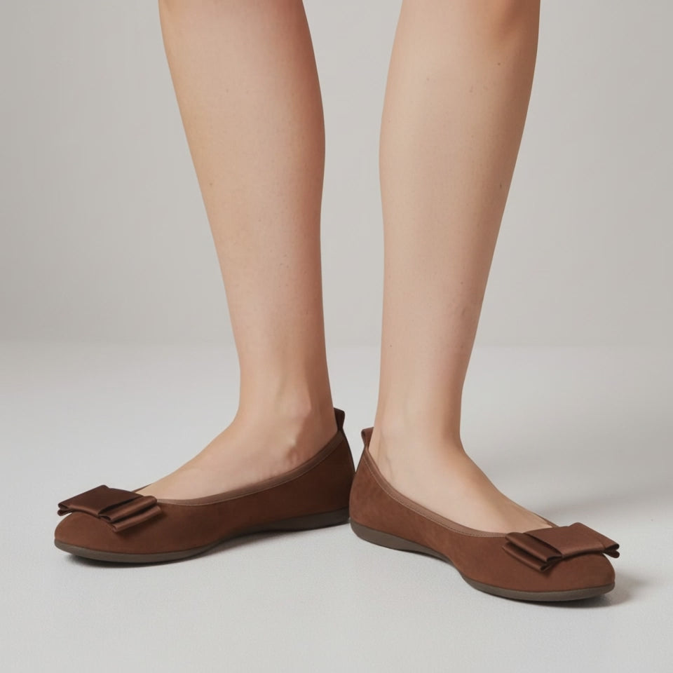 La Ballerina Cambio Dunkelbraun – Luxus Damen Ballerinas 19-26S - La Ballerina