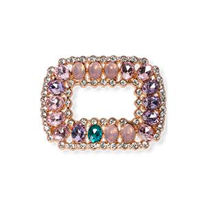 CAMBIO Shoe Buckle Elletra Multicolour – interchangeable shoe jewellery for LA BALLERINA CAMBIO ballet flats
