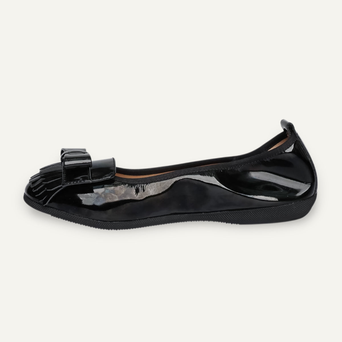 CAMBIO Damen-Ballerinas aus Lackleder in Schwarz CAMBIO Ballerinas