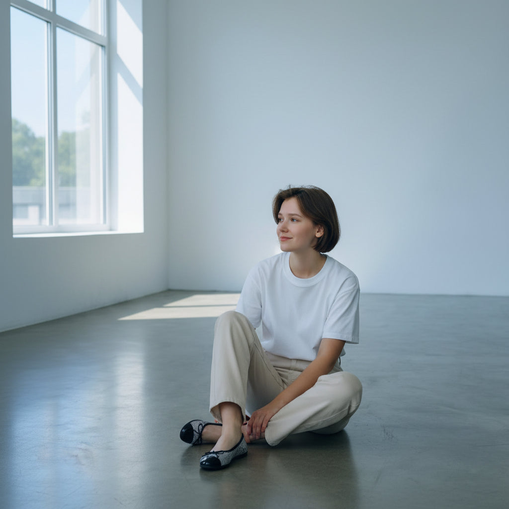 La Ballerina Teatro Python – Elegante Damen Ballerinas 3-26S - La Ballerina