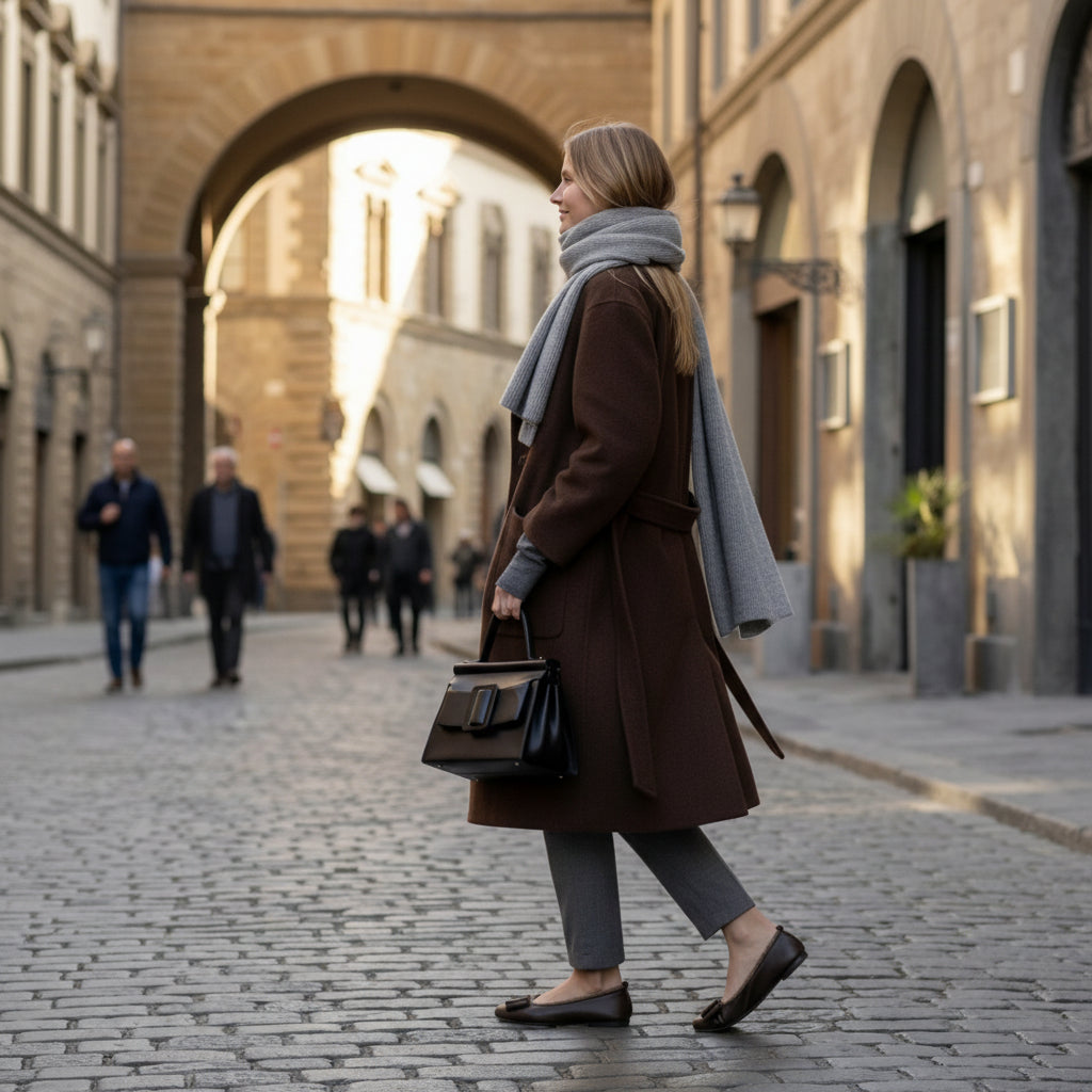 09W💕La Ballerina CAMBIO Warmgefüttert Nappa braun