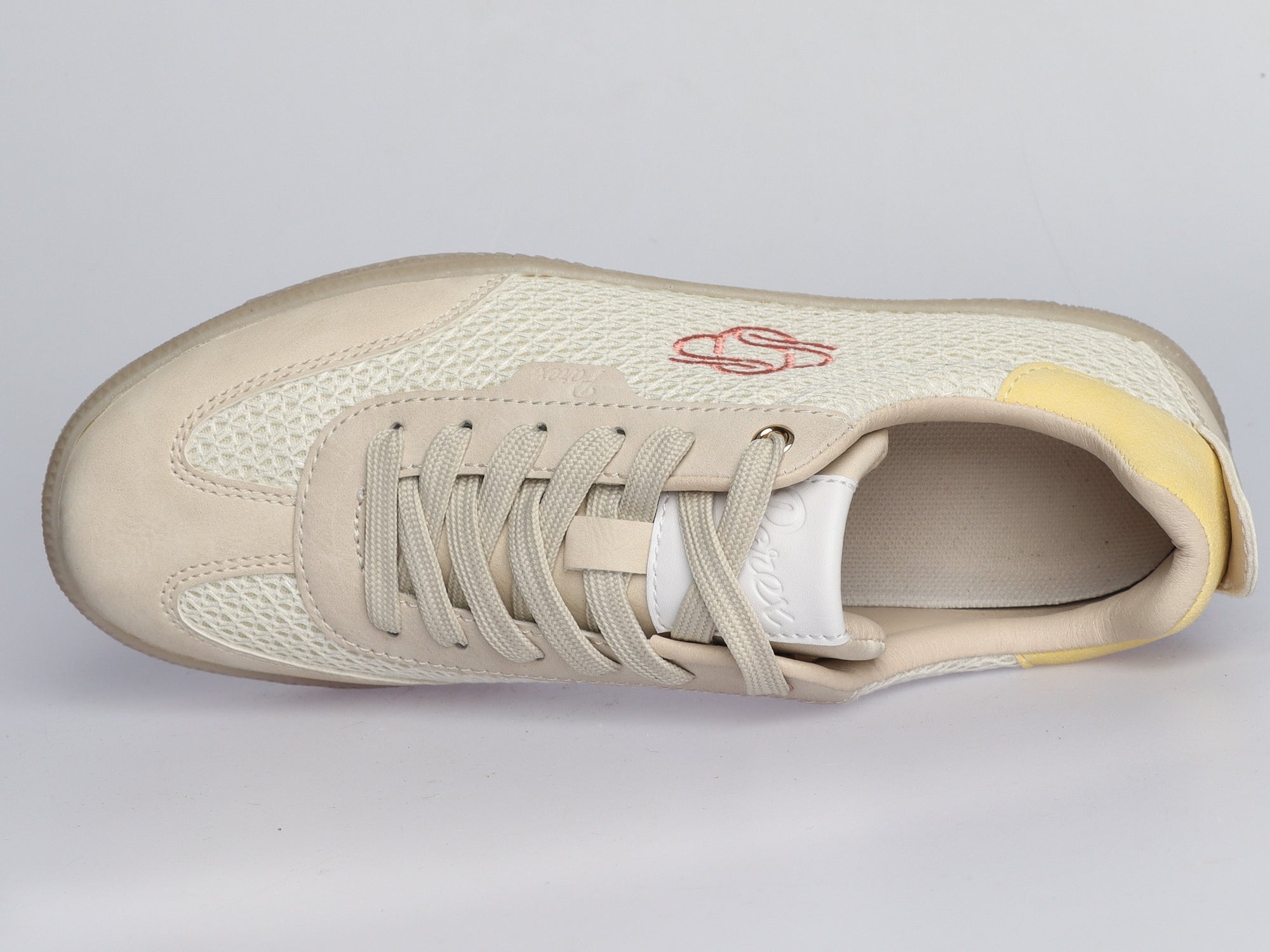 LA BALLERINA Damen Sneaker W14713 – Beige - La Ballerina