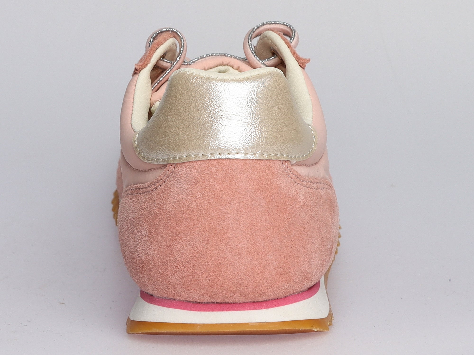 Damen Sneaker aus Veloursleder und Nylon in Rosé | LA BALLERINA | Art. W52400 - La Ballerina