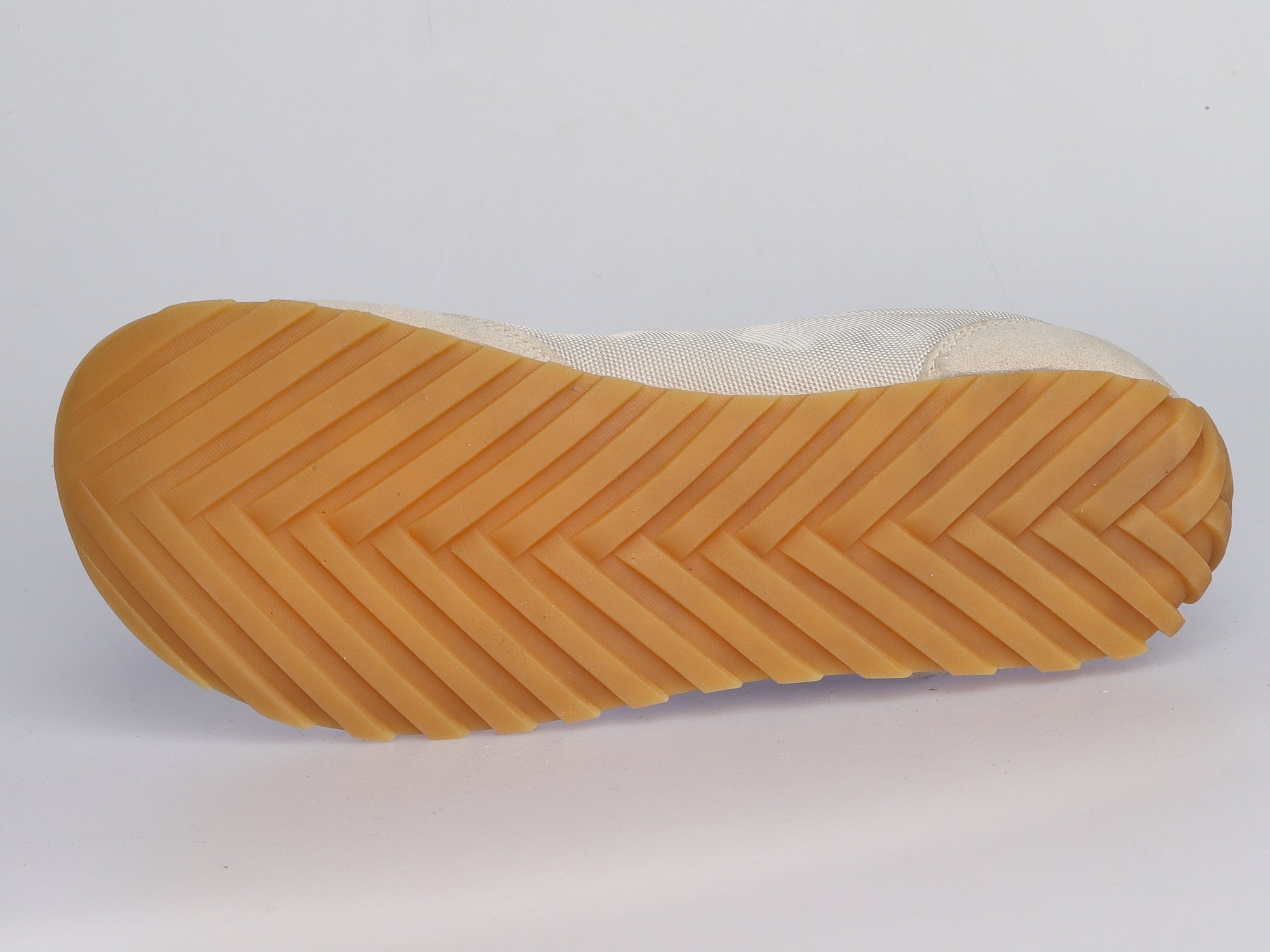 Damen Sneaker aus Veloursleder und Canvas Beige | LA BALLERINA | Art. W25961 - La Ballerina