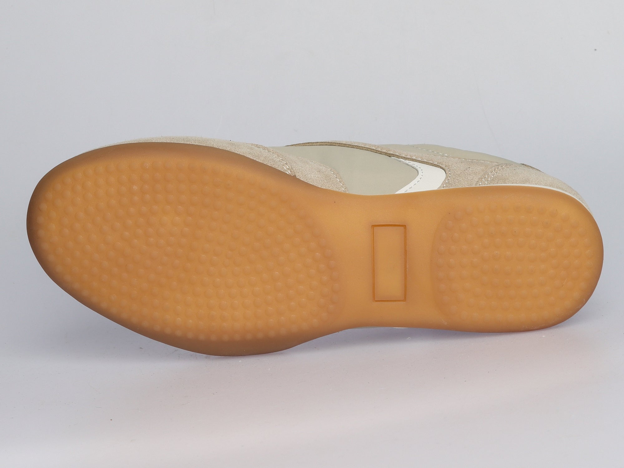 Damen Sneaker aus Veloursleder und Leder Beige | LA BALLERINA | Art. W56639 - La Ballerina