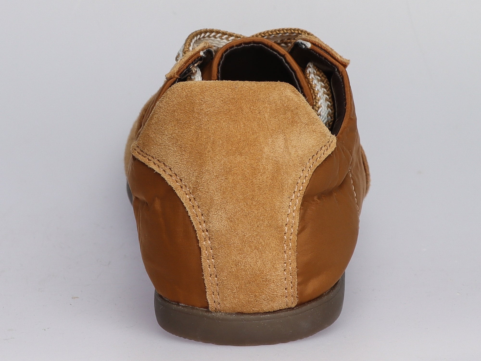 Damen Sneaker aus Veloursleder und Textil in Camel | LA BALLERINA | Art. W52388 - La Ballerina