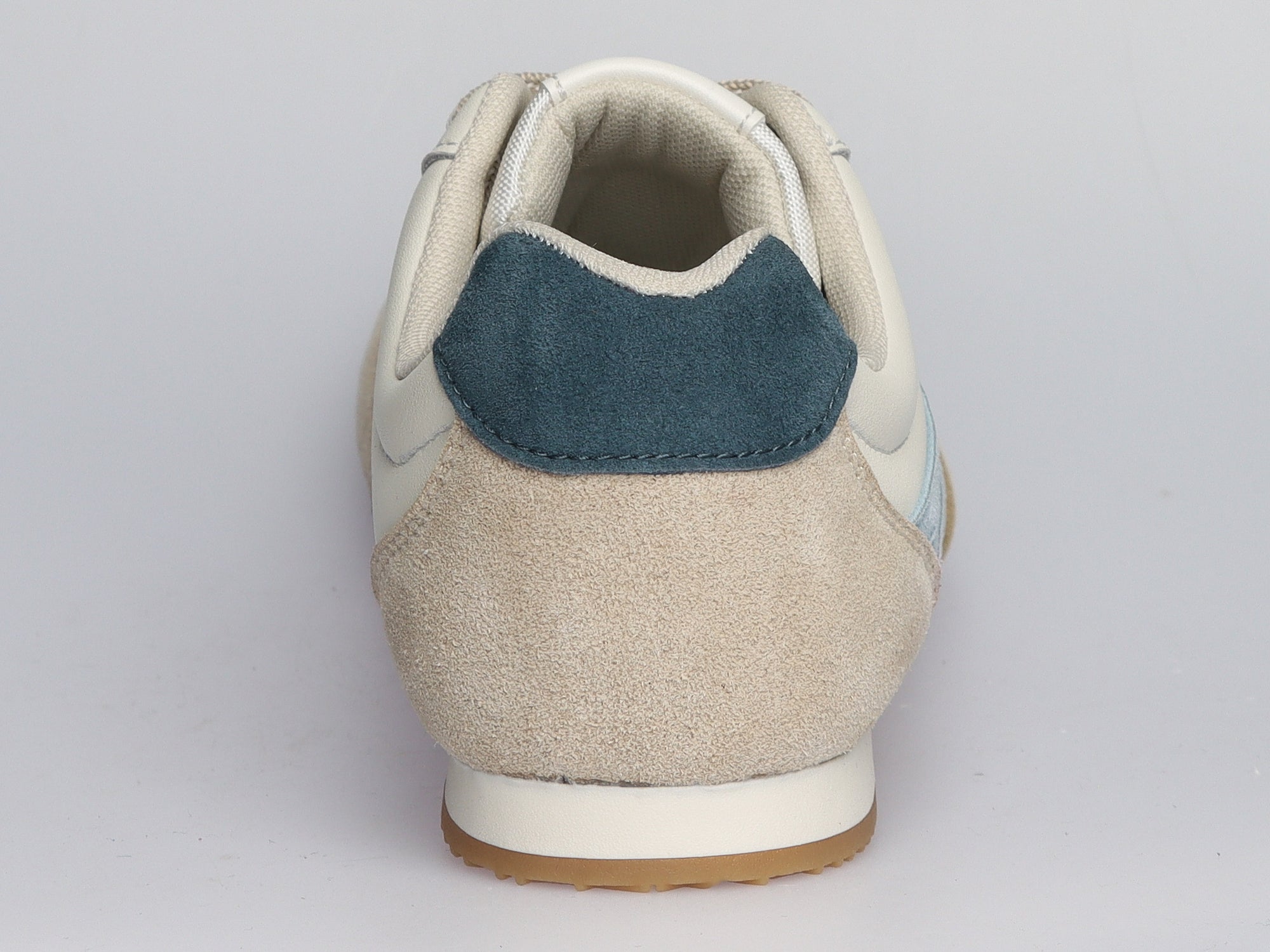 Damen Sneaker aus Veloursleder und Leder in Creme | LA BALLERINA | Art. W52390 - La Ballerina