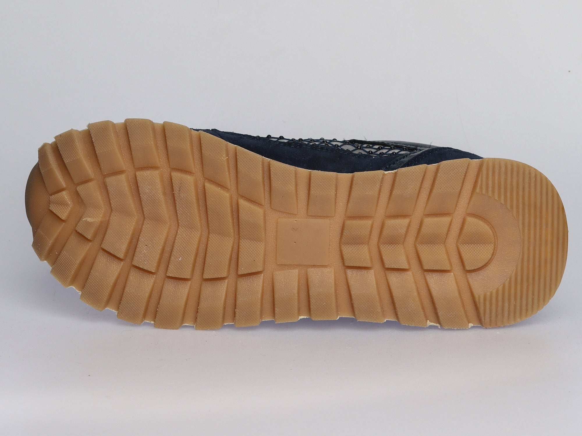 Damen Sneaker aus Veloursleder mit Mesh in Navy | LA BALLERINA | Art. W25956 - La Ballerina
