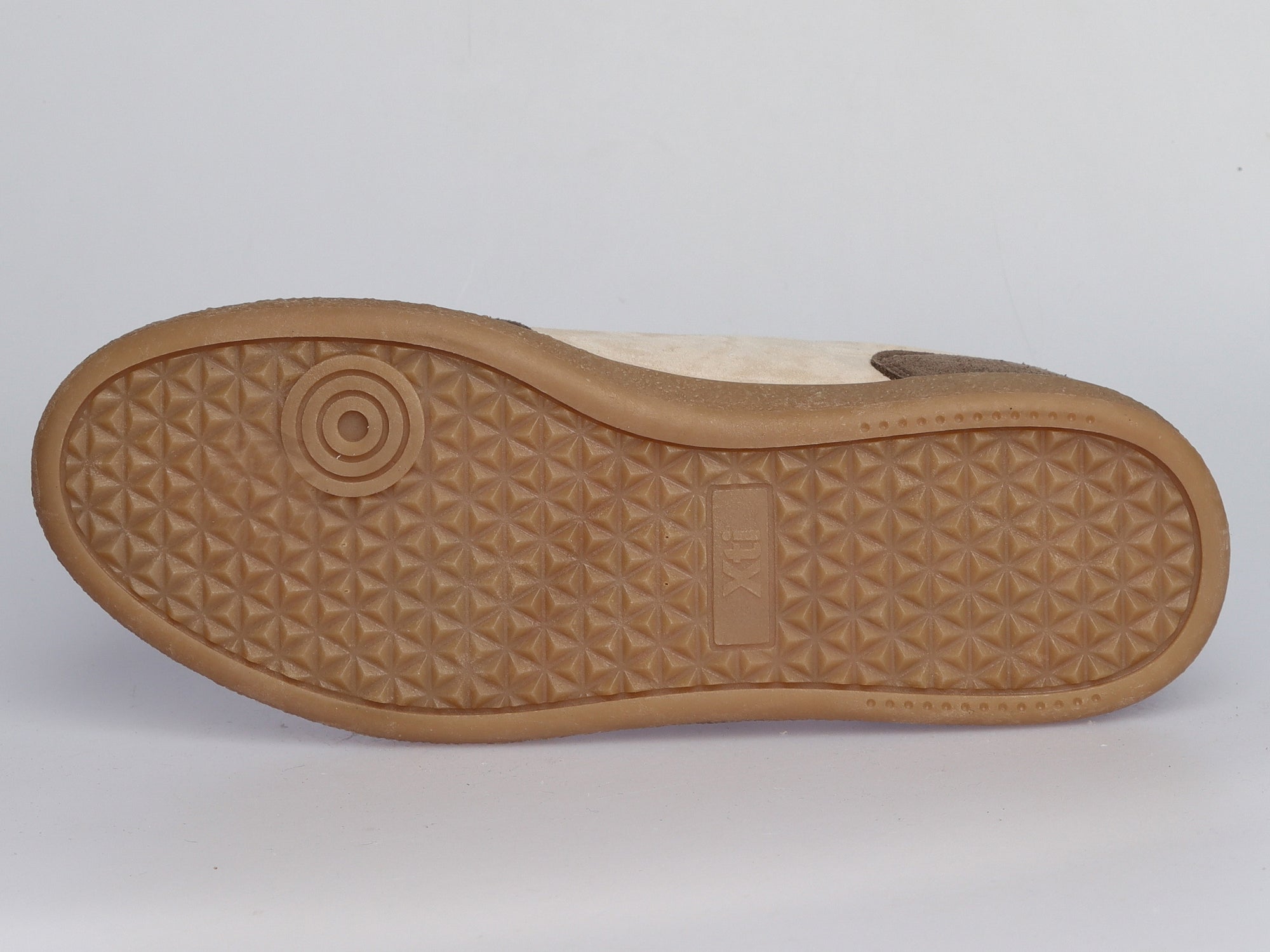Damen Sneaker aus Veloursleder mit Metallic-Leder in Taupe | LA BALLERINA | Art. W26035 - La Ballerina